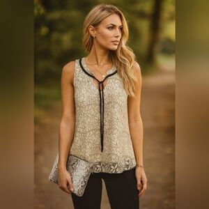 Lacey top - size Medium